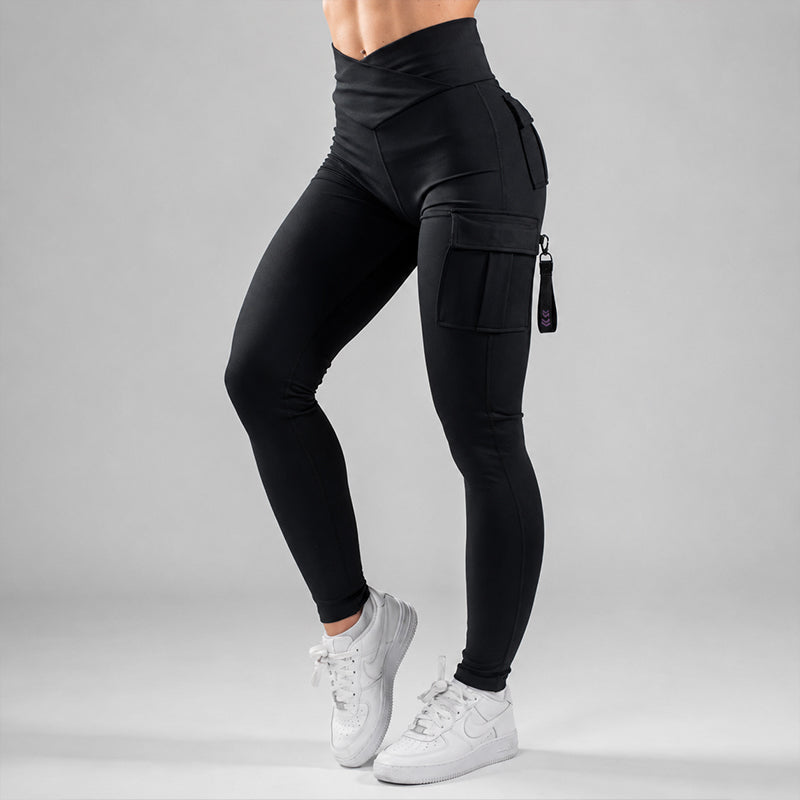 FOXED® CARGO LEGGINGS 3-POCKET ZERO PURPLE