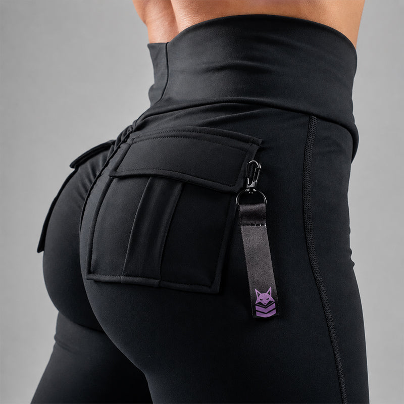 FOXED® CARGO LEGGINGS 3-POCKET ZERO PURPLE