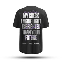 FOXED® ENGINE LIGHT OVERSIZE SHIRT BLACK