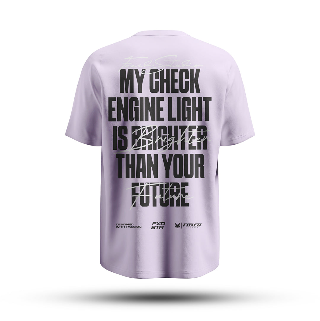 FOXED® ENGINE LIGHT OVERSIZE SHIRT LILAC