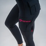 FOXED® CARGO LEGGINGS 3-POCKET GLITTER PINK