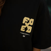 FOXED® GOOD THINGS OVERSIZE SHIRT WMN BLACK/LEMON