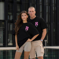 FOXED® GOOD THINGS OVERSIZE SHIRT BLACK/ROSA