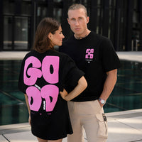 FOXED® GOOD THINGS OVERSIZE SHIRT BLACK/ROSA