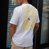 FOXED® GOOD THINGS OVERSIZE SHIRT WHITE/LEMON