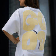 FOXED® GOOD THINGS OVERSIZE SHIRT WMN WHITE/LEMON