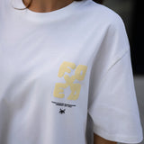 FOXED® GOOD THINGS OVERSIZE SHIRT WMN WHITE/LEMON