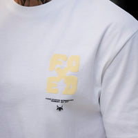 FOXED® GOOD THINGS OVERSIZE SHIRT WHITE/LEMON