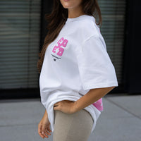 FOXED® GOOD THINGS OVERSIZE SHIRT WMN WHITE/ROSA