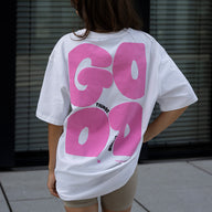 FOXED® GOOD THINGS OVERSIZE SHIRT WMN WHITE/ROSA