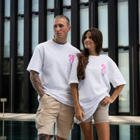 FOXED® GOOD THINGS OVERSIZE SHIRT WHITE/ROSA