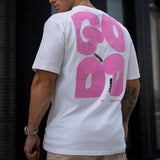 FOXED® GOOD THINGS OVERSIZE SHIRT WHITE/ROSA