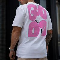 FOXED® GOOD THINGS OVERSIZE SHIRT WHITE/ROSA