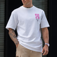 FOXED® GOOD THINGS OVERSIZE SHIRT WHITE/ROSA