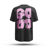 FOXED® GOOD THINGS OVERSIZE SHIRT BLACK/ROSA