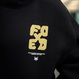 FOXED® GOOD THINGS UNISEX HOODIE WMN BLACK/LEMON
