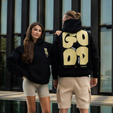 FOXED® GOOD THINGS UNISEX HOODIE WMN BLACK/LEMON