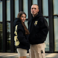 FOXED® GOOD THINGS UNISEX HOODIE WMN BLACK/LEMON