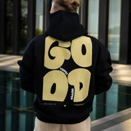 FOXED® GOOD THINGS UNISEX HOODIE BLACK/LEMON