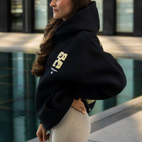 FOXED® GOOD THINGS UNISEX HOODIE WMN BLACK/LEMON