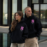 FOXED® GOOD THINGS UNISEX HOODIE WMN BLACK/ROSA