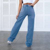 FOXED® HIGH-WAISTED BAGGY JEANS TRUE BLUE
