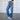 FOXED® HIGH-WAISTED BAGGY JEANS TRUE BLUE