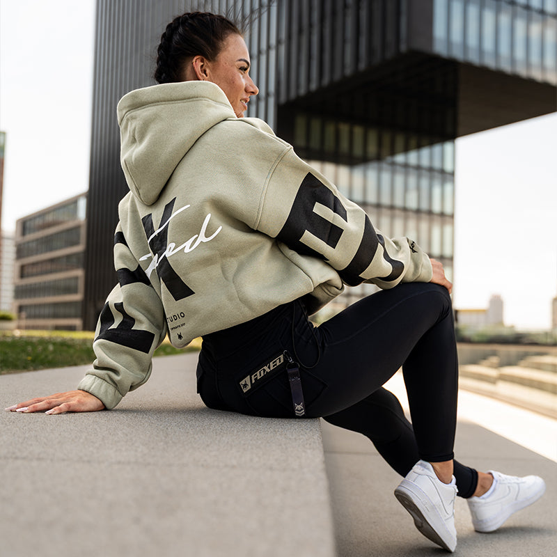 FOXED® STUDIOSTATE HOODIE + CARGO LEGGINGS SET MATCHA