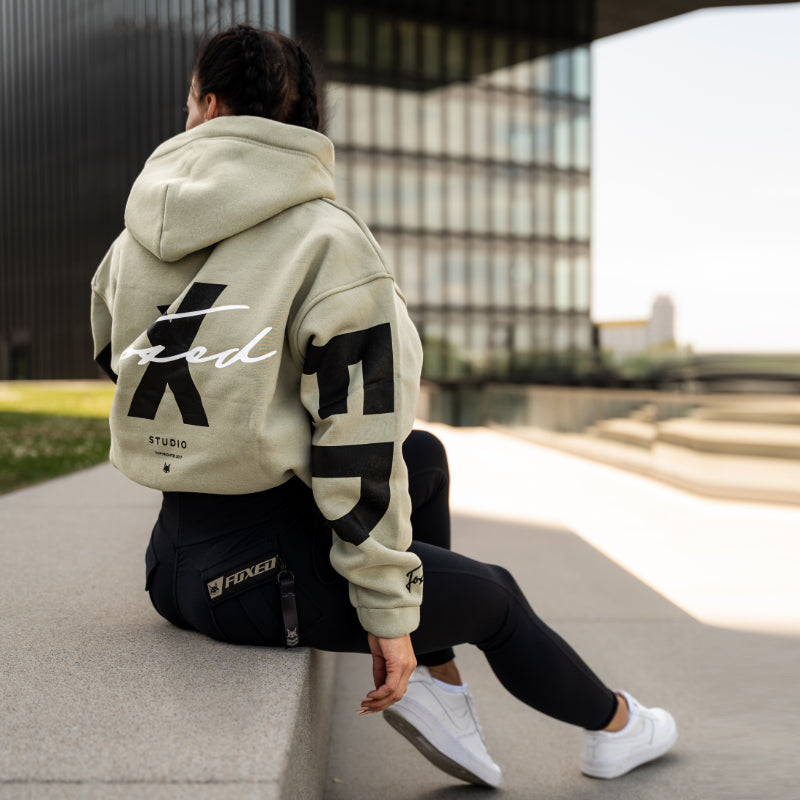 FOXED® STUDIOSTATE HOODIE + CARGO LEGGINGS SET MATCHA