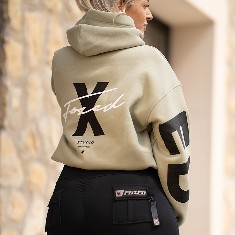 FOXED® STUDIOSTATE HOODIE + CARGO LEGGINGS SET MATCHA