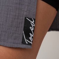 FOXED® MUSSELIN BLUSE GREY ONESIZE