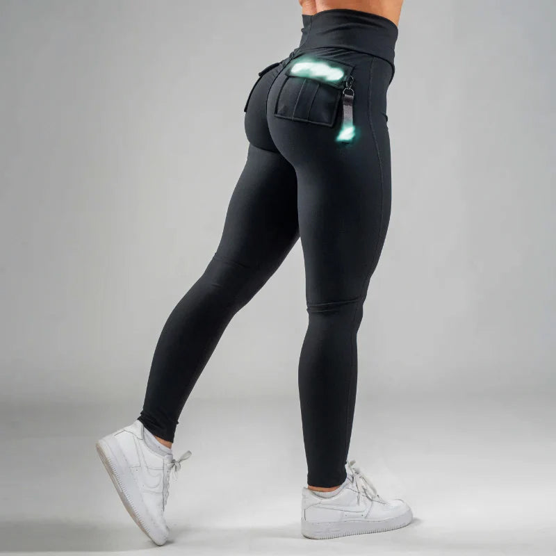 FOXED® CARGO LEGGINGS 3-POCKET SECRET SHELL MINT
