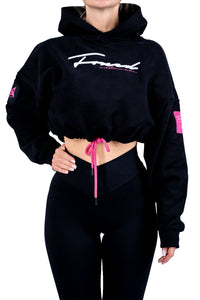 FOXED® RAZZLE DAZZLE CROPPED WOMEN HOODIE