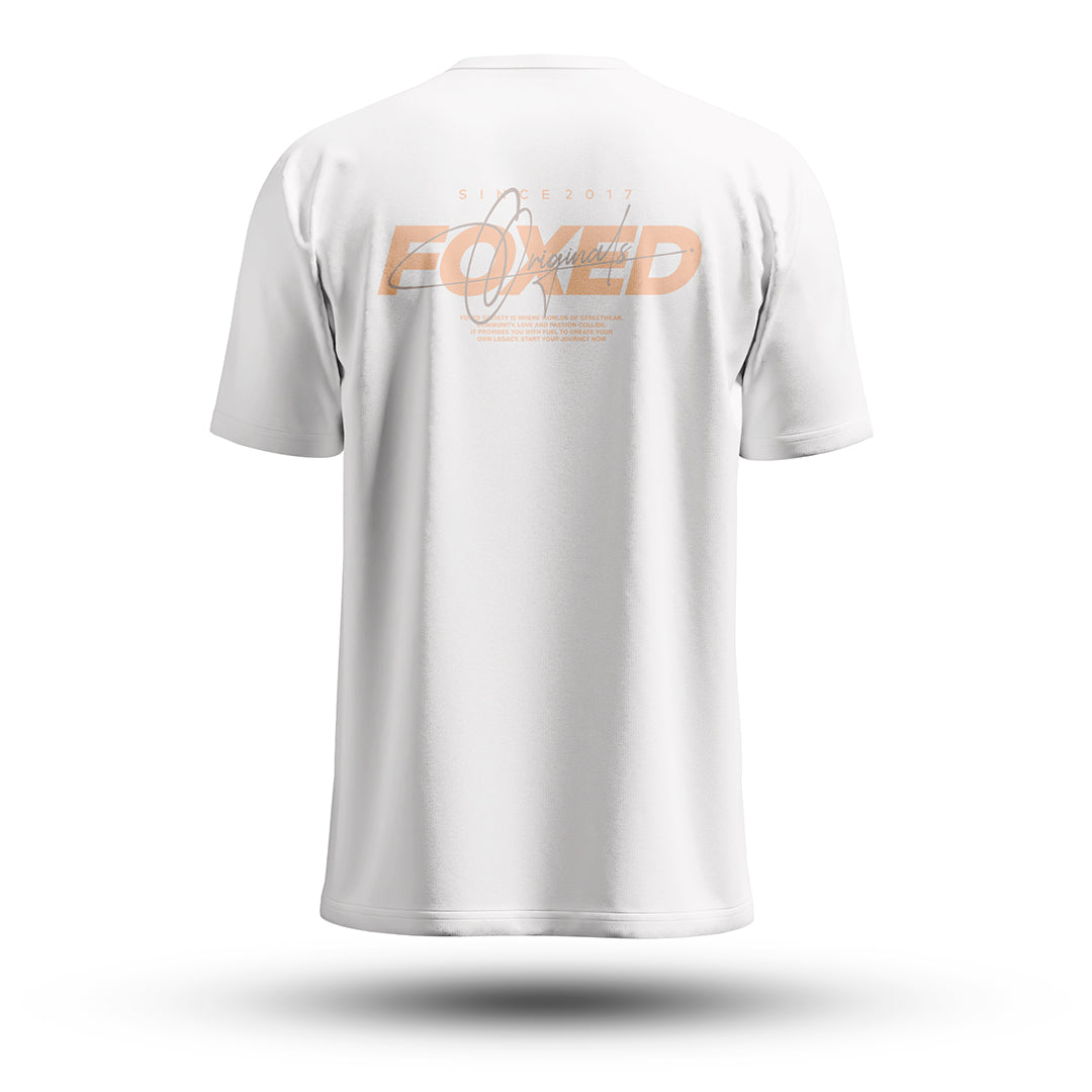 FOXED® "ORIGINALS 2.0" UNISEX T-SHIRT WHITE