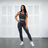 FOXED® RIBBED SEAMLESS LEGGINGS ASH GREY