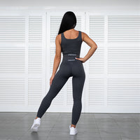 FOXED® RIBBED SEAMLESS LEGGINGS ASH GREY