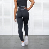 FOXED® RIBBED SEAMLESS LEGGINGS ASH GREY
