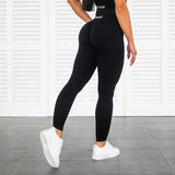 FOXED® RIBBED SEAMLESS LEGGINGS BLACK