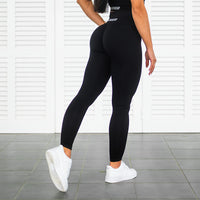 FOXED® RIBBED SEAMLESS LEGGINGS BLACK