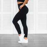 FOXED® RIBBED SEAMLESS LEGGINGS BLACK