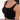 FOXED® OPHELIA RIBBED SEAMLESS TANK TOP BLACK