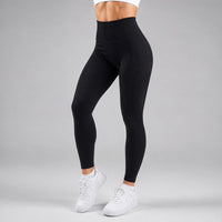 FOXED® RIBBED SEAMLESS LEGGINGS BLACK