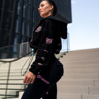 FOXED® CROPPED ZIPPER + CARGO LEGGINGS SET ROSE