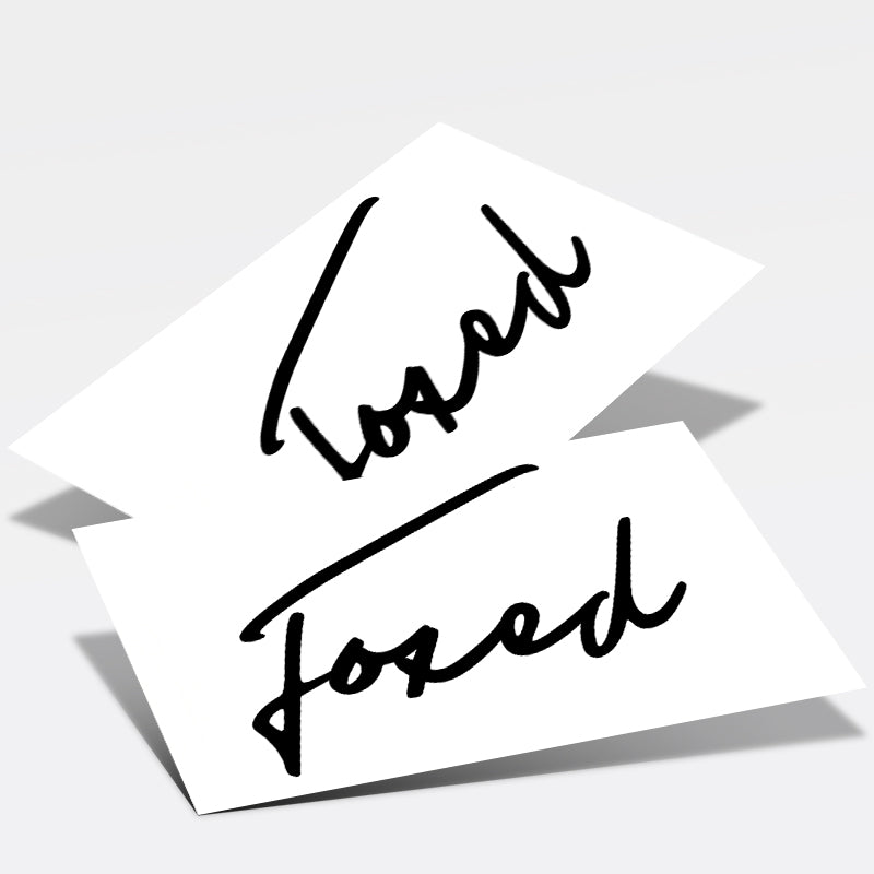 FOXED® SIGNATURE AUTOAUFKLEBER