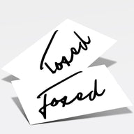 FOXED® SIGNATURE AUTOAUFKLEBER