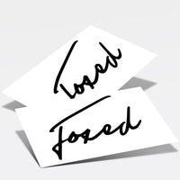 FOXED® SIGNATURE AUTOAUFKLEBER