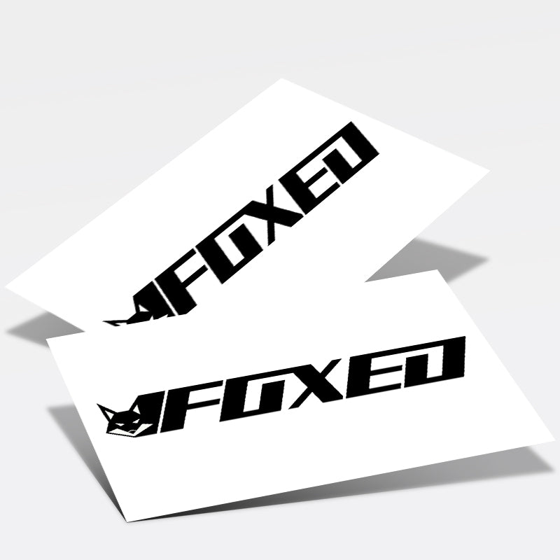 FOXED® LOGO AUTOAUFKLEBER