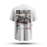 FOXED® STILLGELEGT UNISEX OVERSIZE SHIRT WHITE SPEED