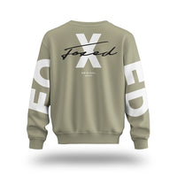 FOXED® STATEMENT OVERSIZE SWEATER MATCHA LATTE MEN