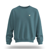 FOXED® STATEMENT OVERSIZE SWEATER PETROL MEN